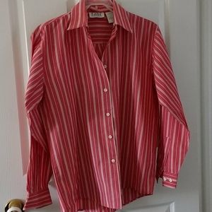 Tabi Striped Long Sleeve Blouse Size S